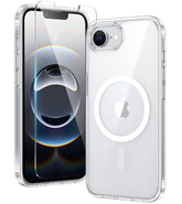 FNTCASE für iPhone SE 4/ SE 2025/ 16E 6,1 Zoll Hülle: Magnetische Aufladung, Anti-Vergilbung, stoßfeste Magsafe-Unterstützung, Handyhülle